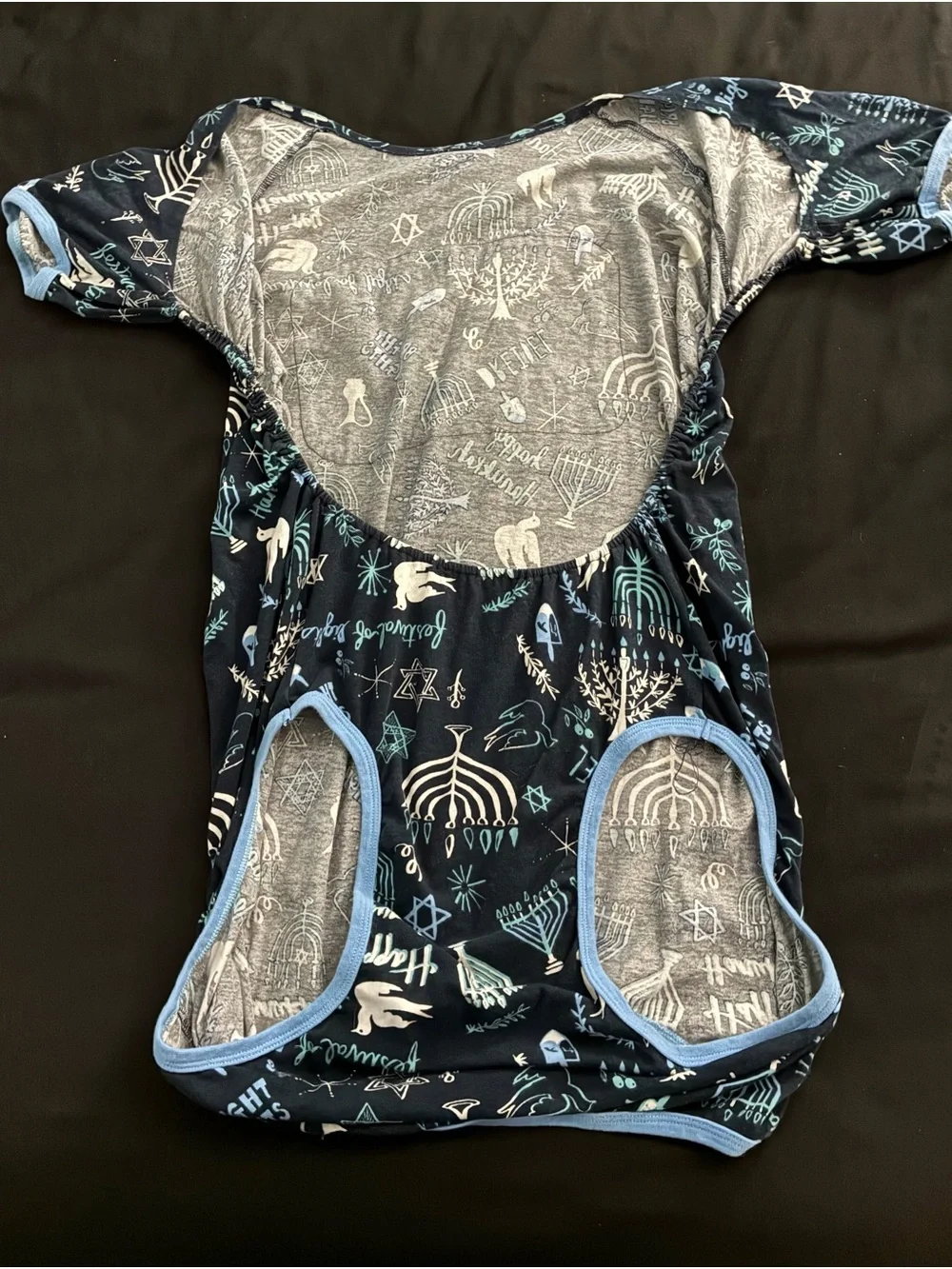 Target Hanukkah Dog Pajamas Onesie - Size XXL